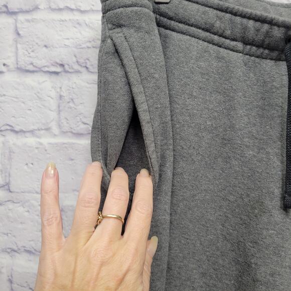 VTG Y2K Nike Gray Sweatpants Size XL Blue Tag Athletic Fleece Pockets *FLAW - Picture 9 of 10